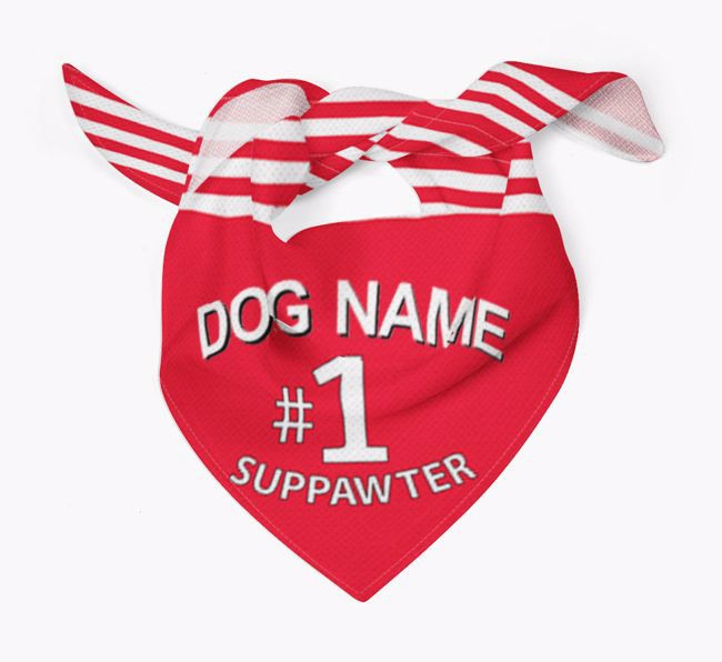 'No.1 Suppawter' - Personalised {breedFullName} Bandana